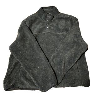 NWOT Men's Navy Speckle MEMBERS MARK Alpine Sherpa Pullover Size XL